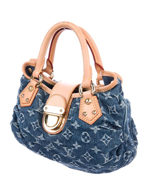 louie vitton denim handbags.